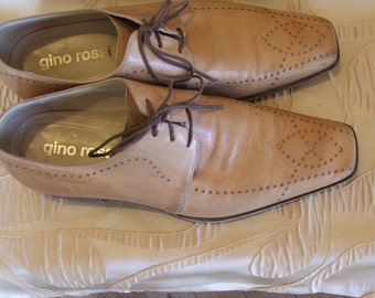 GINO ROSSI, Vintage Men's Costume Shoes, Genuine Leather