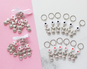 Stitch markers set, knitting accessories, knitting markers, knit stitch markers, stitch markers for knitting gift for knitters kniting charm