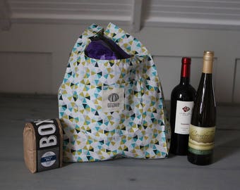 Reusable Shopping Bag, Reusable Grocery Bag, Shopping Tote Bag, Eco Friendly Bag, Cotton Shopping Bag, Market Bag, Organic Cotton, Green