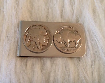 Buffalo Nickel Money Clip