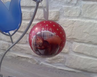Ornament metal squirrel
