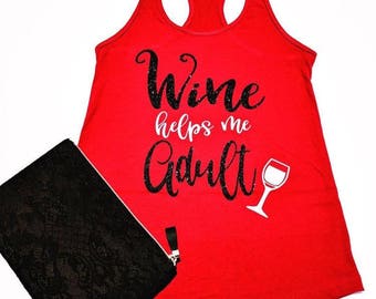 wine helps shirt