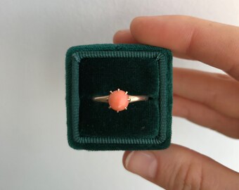 Victorian Coral Ring