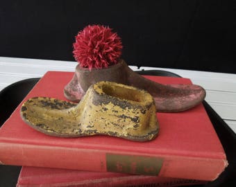 Primitive Home Staging Decor Metal Shoe Form - Cast Iron Cobbler's Form - Prop Display Rustic - Shoe Mold Vintage