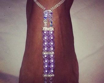Swarovski Crystal Barefoot Sandals