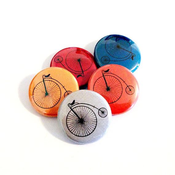 Items similar to Set of 6 Bike Pins on Etsy