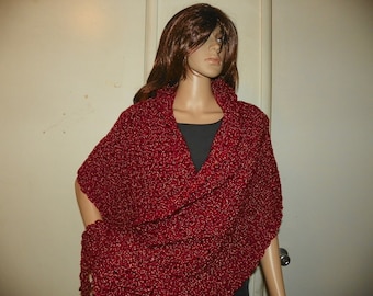 Stunning Red Shawl Wrap Stole My Best Seller Perfect for Gift