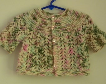 Hand Knit Cashmere/Wool Baby Sweater
