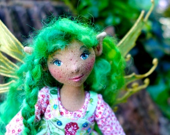 Sylvinia - An OOAK Spring Fairy Art Doll