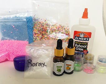 DIY Scented Slime Kit! Perfect Gift-Customize your color and add ins for endless possibilities!