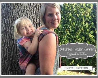 Onbuhimo Toddler Carrier - PDF Sewing Pattern - Buckle Onbuhimo - Baby Carrier