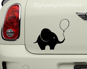Elephant Vinyl Decal - Elephant Sticker - Elephant Car Decal - Elephant Laptop Sticker - Elephant Decal - Elephant Car Decal - Laptop Decal