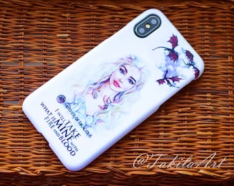 Mother of Dragons, Khaleesi from Game of Thrones, I will take what is mine with fire and blood Case for iPhone, Samsung, other by Takila