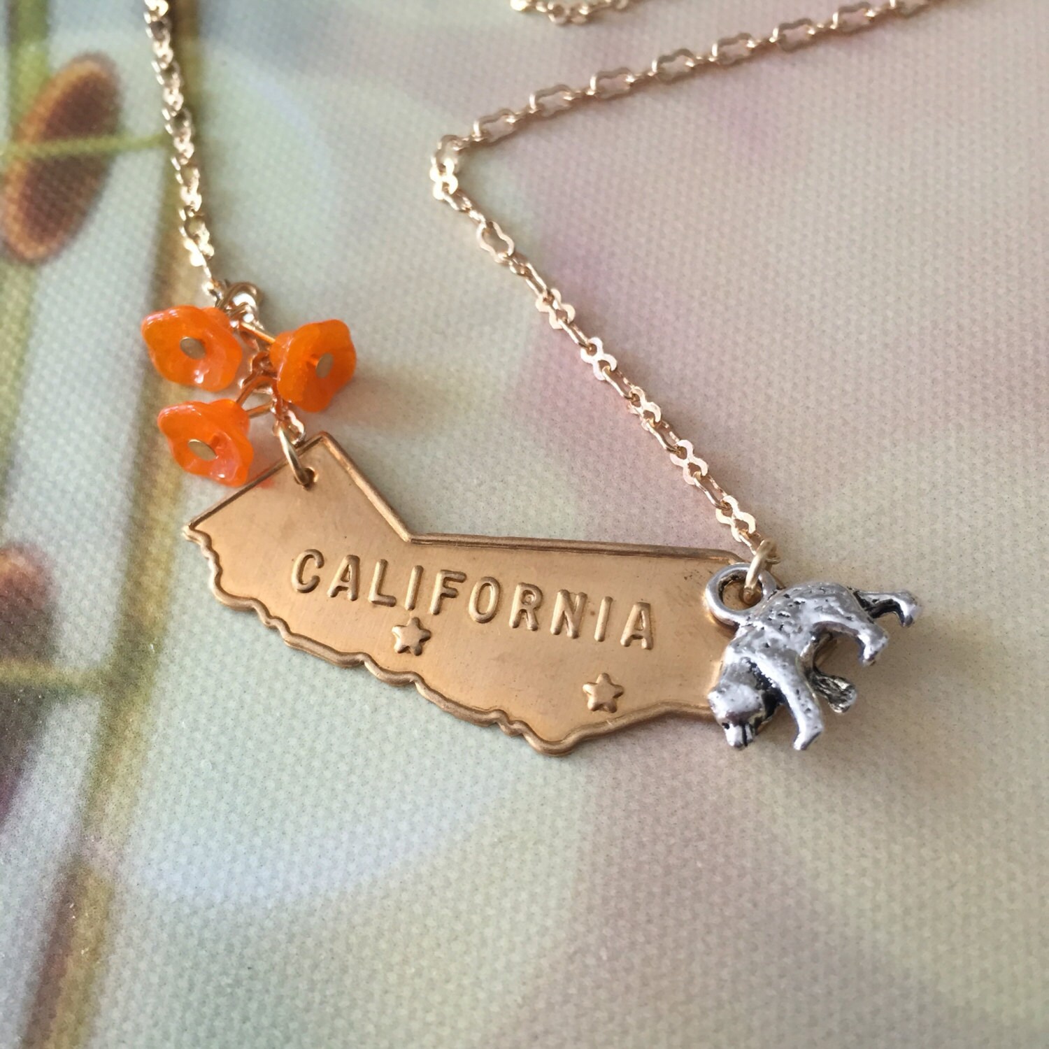 California Love Necklace California Necklace California