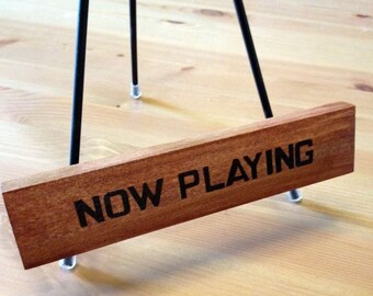 Now Playing Easel