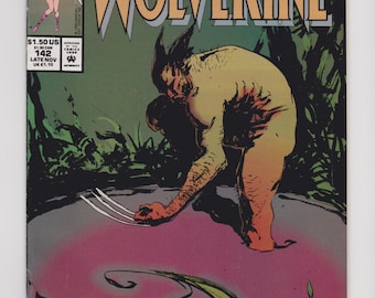 Wolverine Marvel Comics Presents #142 With Ghost Rider and Foreigner and Spellbound Stories 1993 Vintage Comic Book Art
