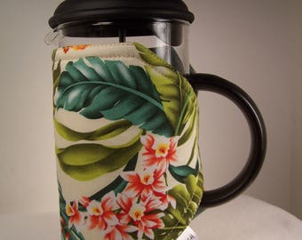 French Press Cozie, Insulated Coffee Pot Cozy, Bodum 8 Cup Press Pot Cosy, Hot Pot Sleeve Cozie