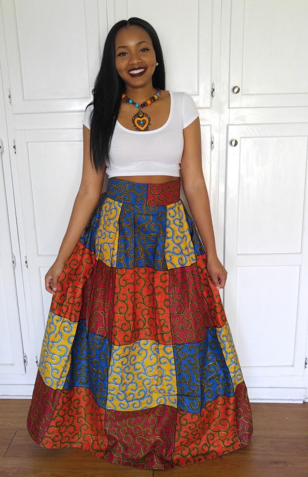 long african attire skirts