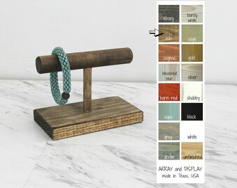 Wood Jewelry Displays, Bracelet Displays 4-inch, Jewelry Bracelet Stands, Bracelet Holder Organizer, Retail Displays, Booth Displays