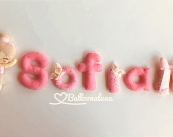 Baby girl name, ballerina, toe dancing shoes