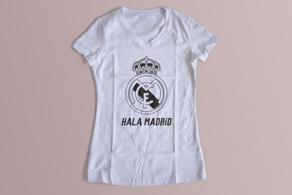 Real Madrid Hala Madrid Womens T-Shirts S-XL Available Customization Available 2016