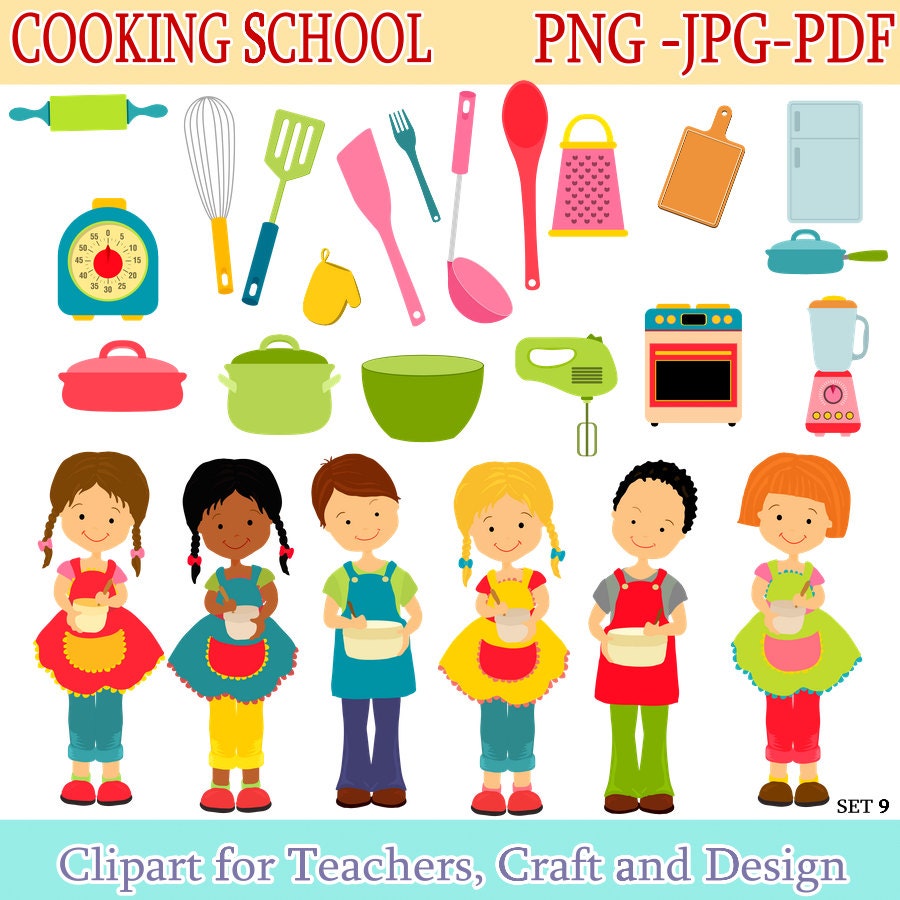 Cooking Clipart Children Kitchen Cooking Clipart Children Kitchen