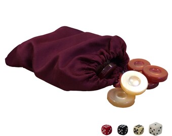 Polyester Checkers - Backgammon Checkers - Checkers and Dices
