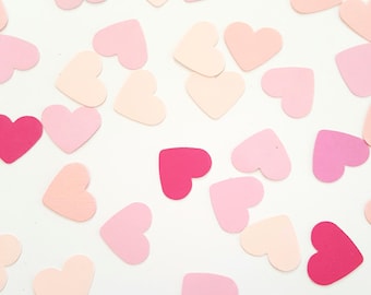 Precious Pinks - Heart Confetti / Table Scatters - Party Decoration