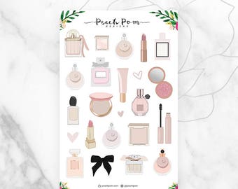 Perfume Makeup Planner Stickers