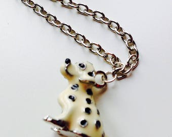 Dalmatian | Puppy | Dog | Enamelled | Necklace