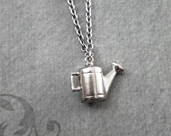 Watering Can Necklace SMALL Water Can Jewelry Gardening Tool Gardening Jewelry Gardener Gift Garden Jewelry Spring Jewelry Summer Jewelry