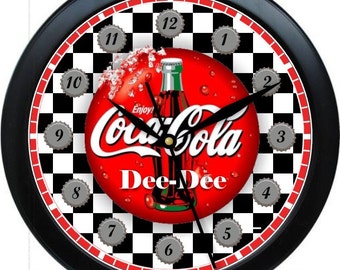 Coca Cola 10" Custom Personalized Wall Clock