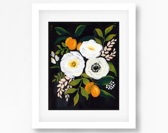 Black and white kumquat Floral