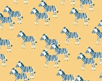 Zebra in aspen, welcome to the jungle, Dear Stella fabric, By the Half Yard, 44" wide, 100% cotton, novelty fabric, quilting fabric
