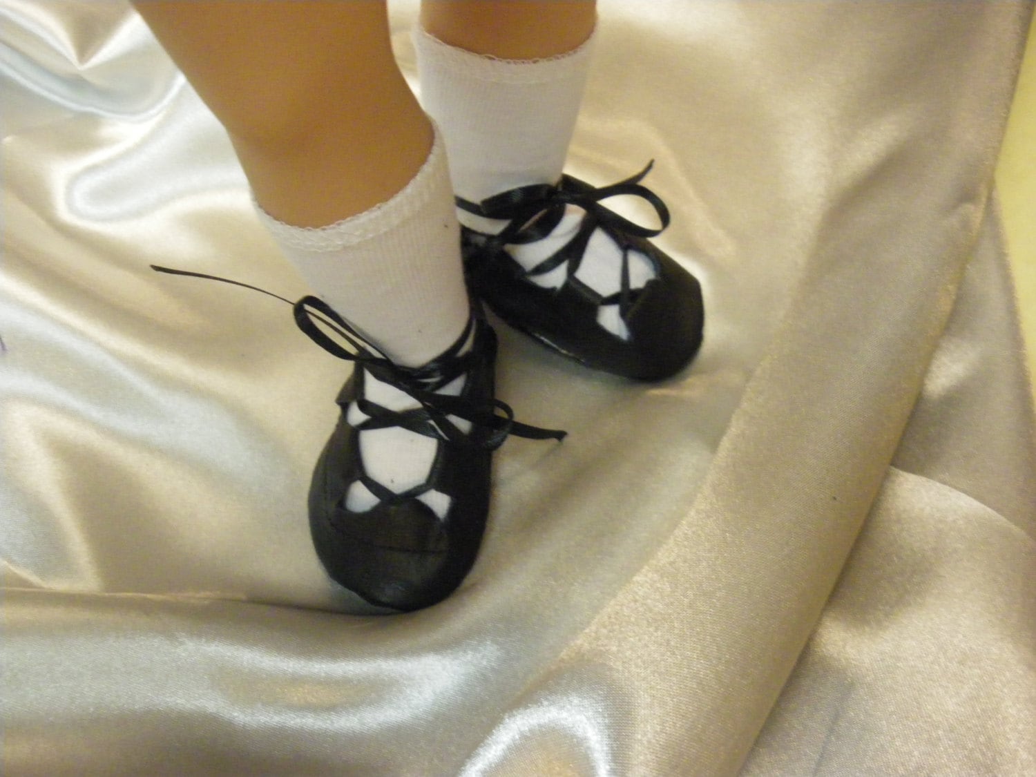 Irish dance doll shoes socks Ghillies for American girl 18in