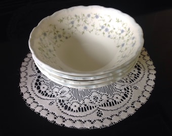 Royal Albert Caroline cereal bowls vintage china