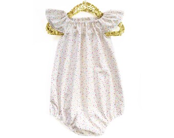 Sprinkle Dress, Baby Dress, Toddler Dress, Donut Dress, Cupcake Dress, Ice Cream Dress, Birthday Romper, Birthday Dress, Toddler Romper