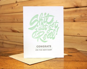 SJGR! Congrats on the new baby. Card