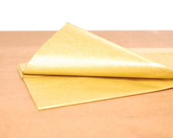 bright gold tissue paper: gold gift wrap, tissue, stuffing
