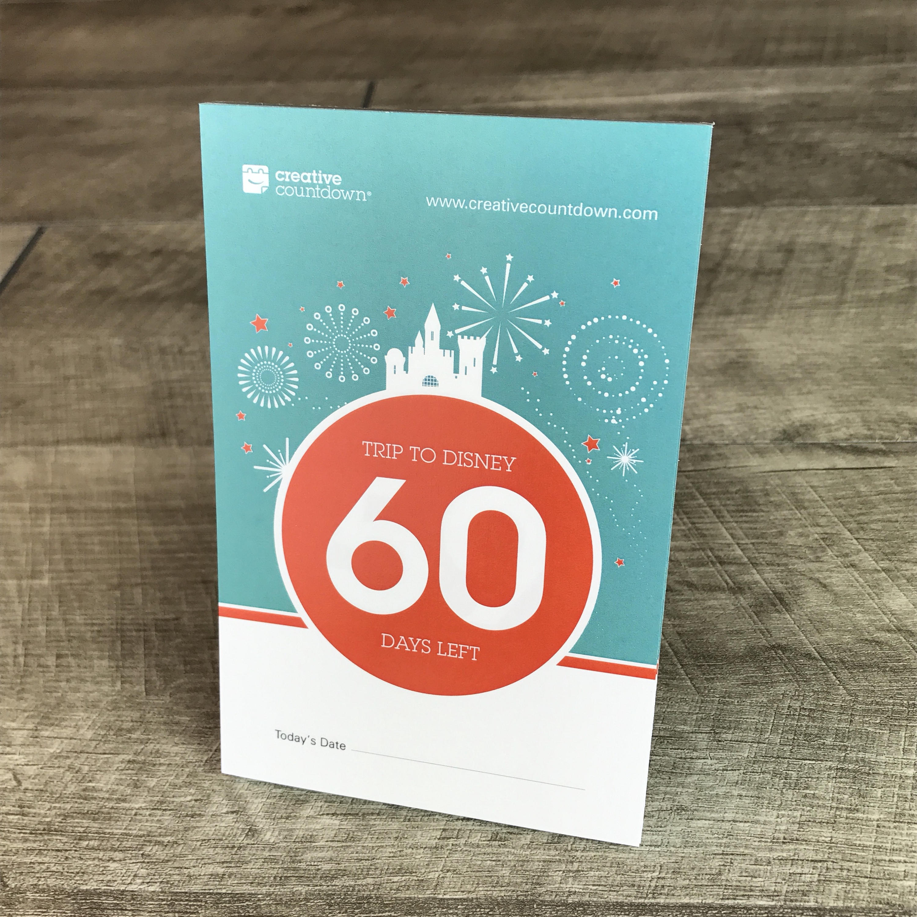 disney countdown a 60 day tear off disney countdown calendar personalized countdown calendars