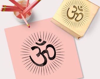 OM Symbol Stamp, Spiritual Stamp, Indian Wedding Stamp