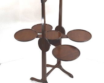 The "Monoplane" Vintage Folding Cake Pie Plate Stand