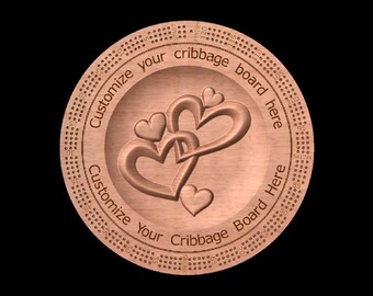 Custom Personalized Cribbage Board