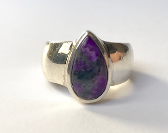 Deep Purple Sugilite Ring US 7 1/2