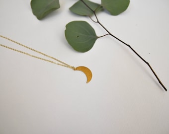 Gold Moon necklace