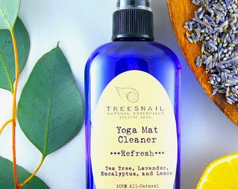 Yoga Mat Cleaner / Yoga Mat Spray / Essential Oils / Yoga Gifts / Aromatherapy / Yoga Mat Disinfectant / Lavender / Tea Tree / Yoga Gift