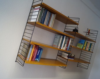 STRING WALL UNIT Nisse Strinning 60s 60er Regal System mid century 10 Teile