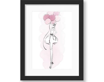 Nursery Decor, Nursery Wall Art, Nursery Illustration, Nursery Art, Printable Art, Printable download, Wall Art, Baby Shower Gift