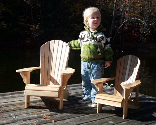 Junior Size Adirondack Chair Plans Digital CAD PDF