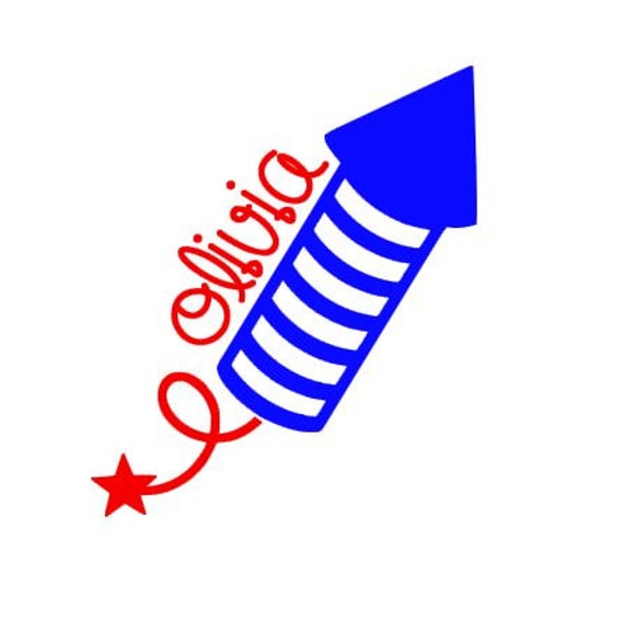 Download 4th of July Firecracker cut file for cutting machines SVG